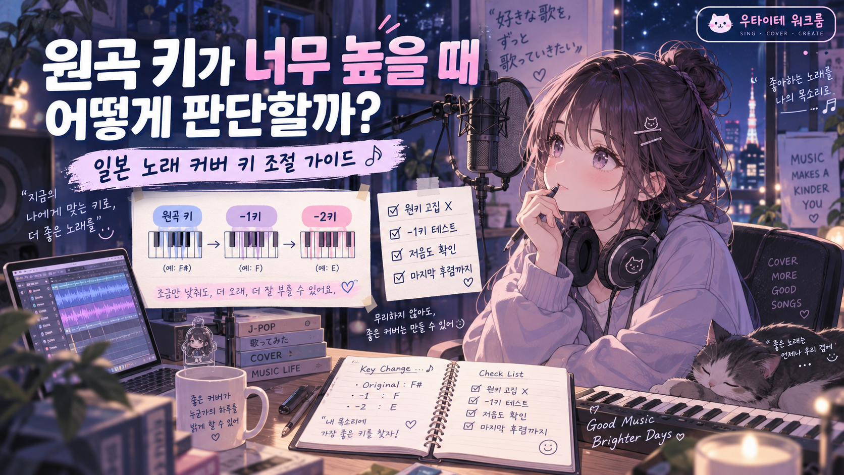 키 조정